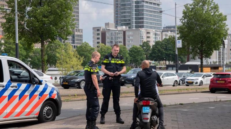 Politie schrijft boete uit